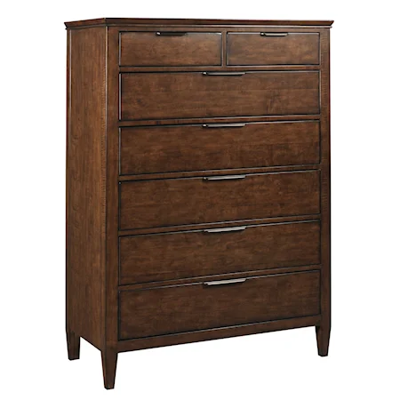 Transitional Aiden Seven Drawer Chest